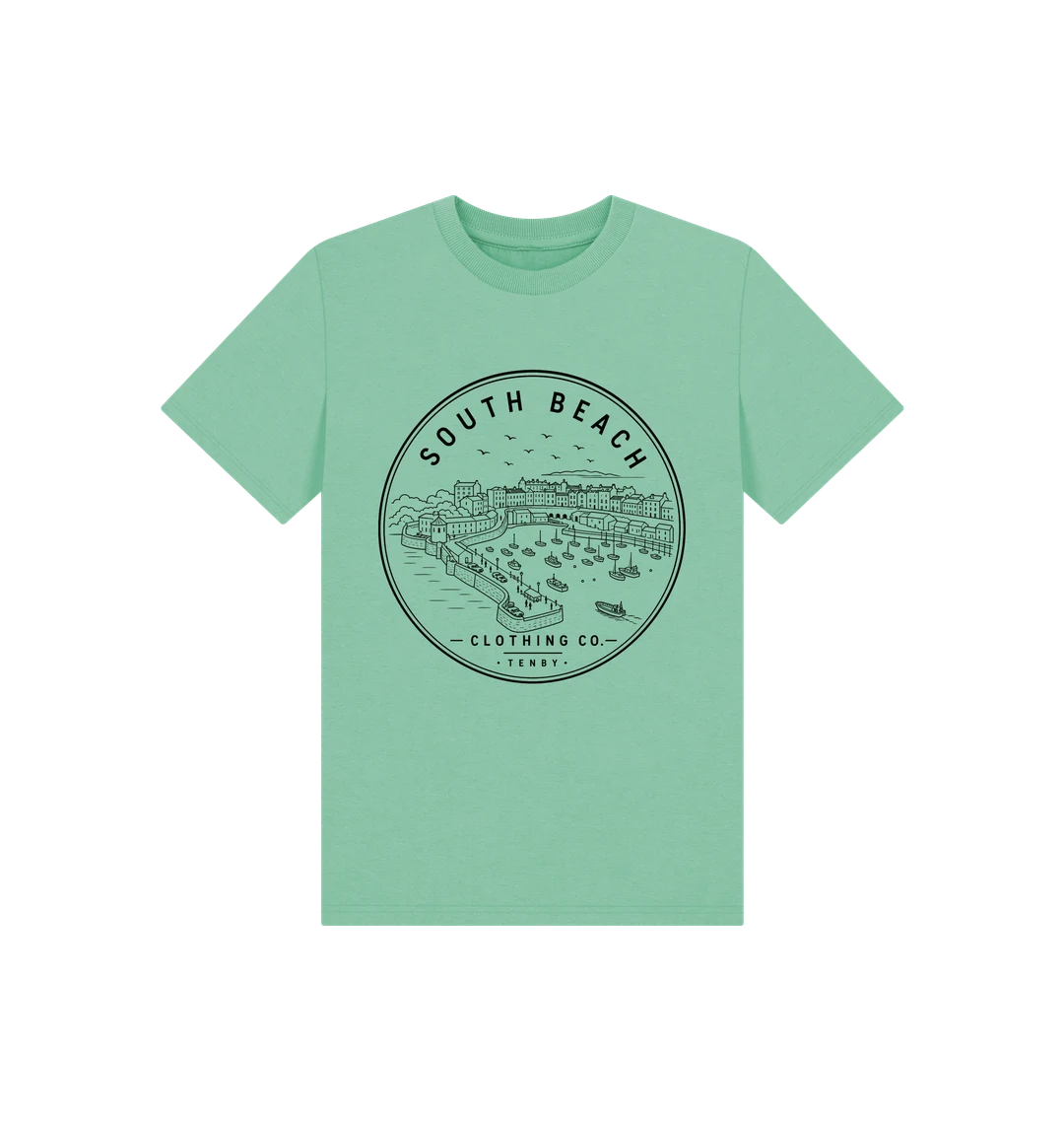 Kids T-shirt - Tenby Harbour SBK002