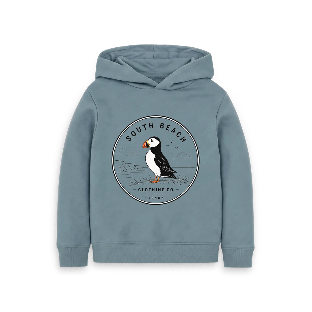 Kids Hoodie - Puffin SBK007