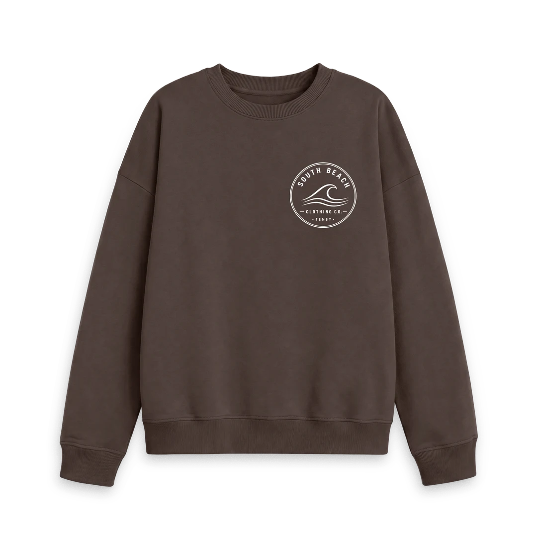 Women's Oversized Sweatshirt - Wave SB048