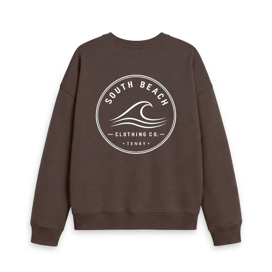 Women's Oversized Sweatshirt - Wave SB048