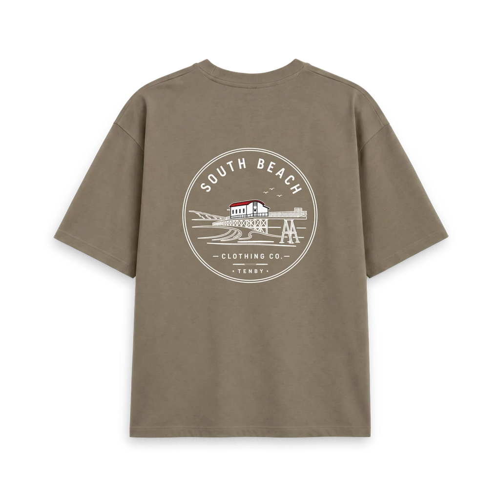 Women's Oversized T-shirt - Old Lifeboat Station SB043