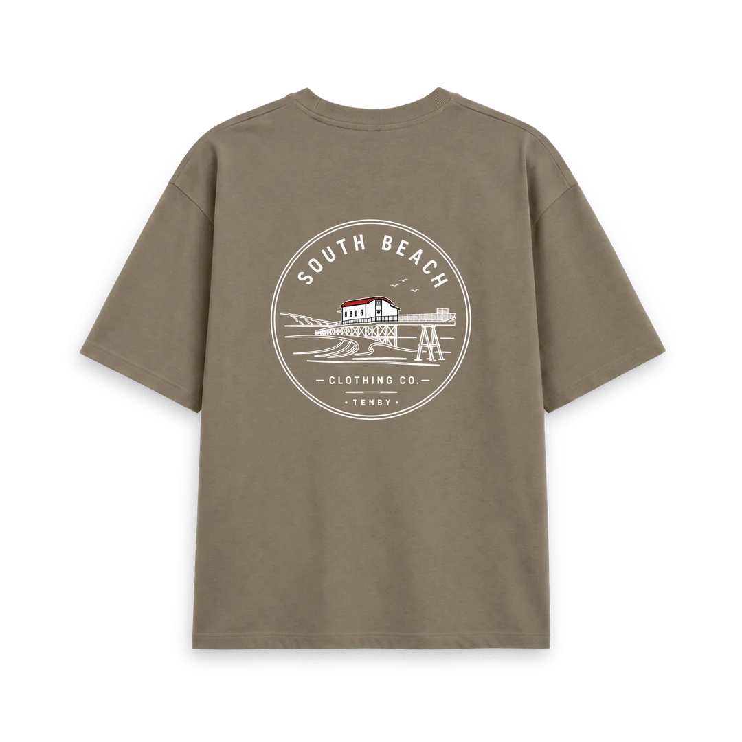 Women's Oversized T-shirt - Old Lifeboat Station SB043