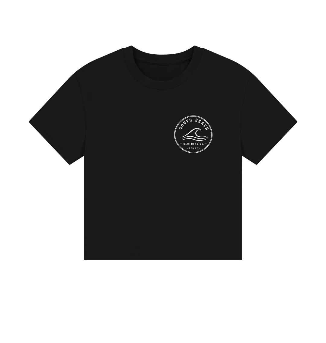 Women's Boxy T-shirt - Wave Logo SBW022