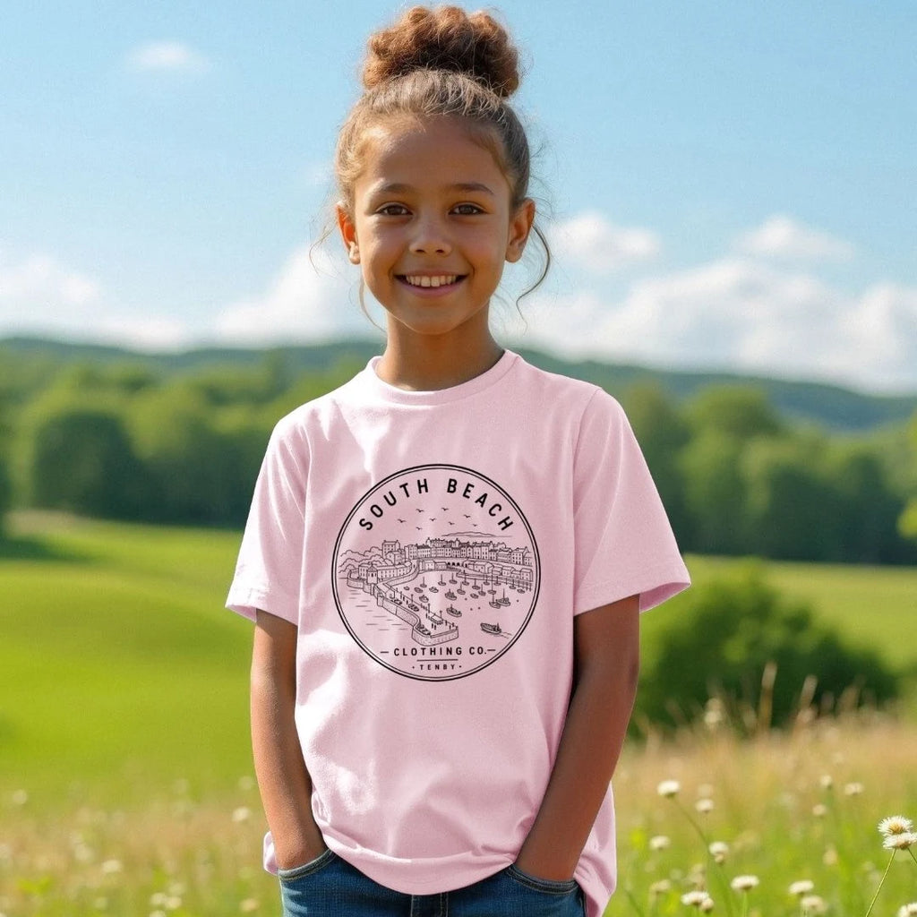 Kids T-shirt - Tenby Harbour SBK002
