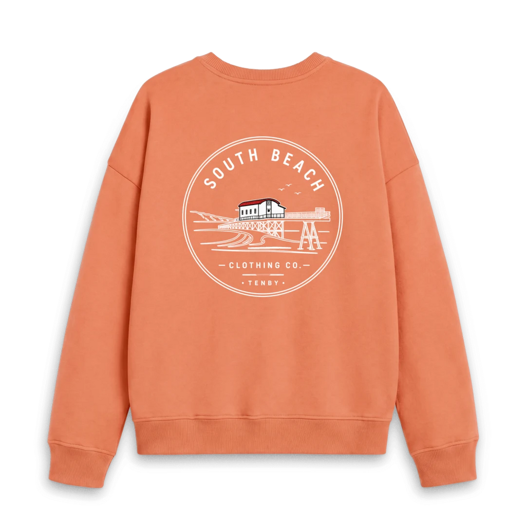 Women's Oversized Sweatshirt - Old Lifeboat Station SB049