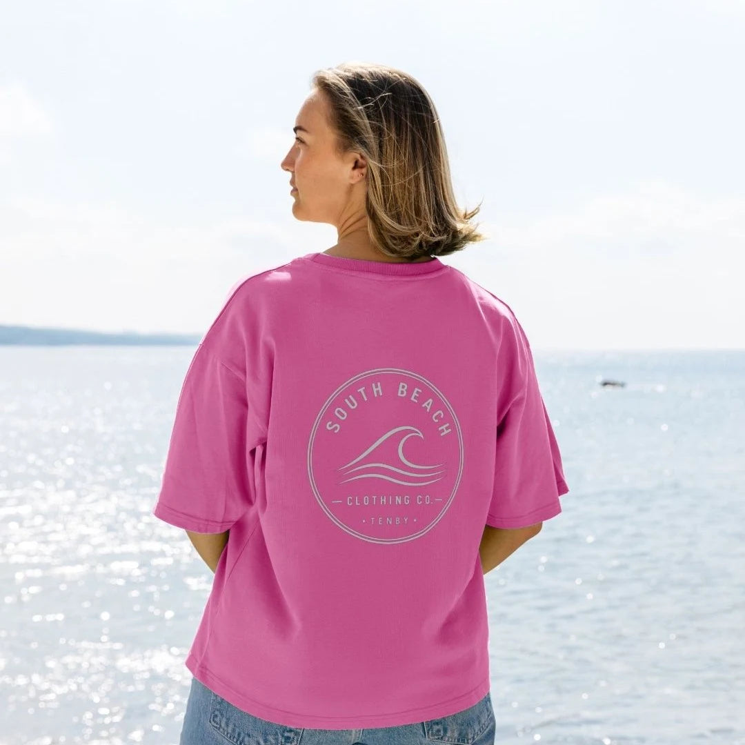 Women's Oversized T-shirt - Wave SB044
