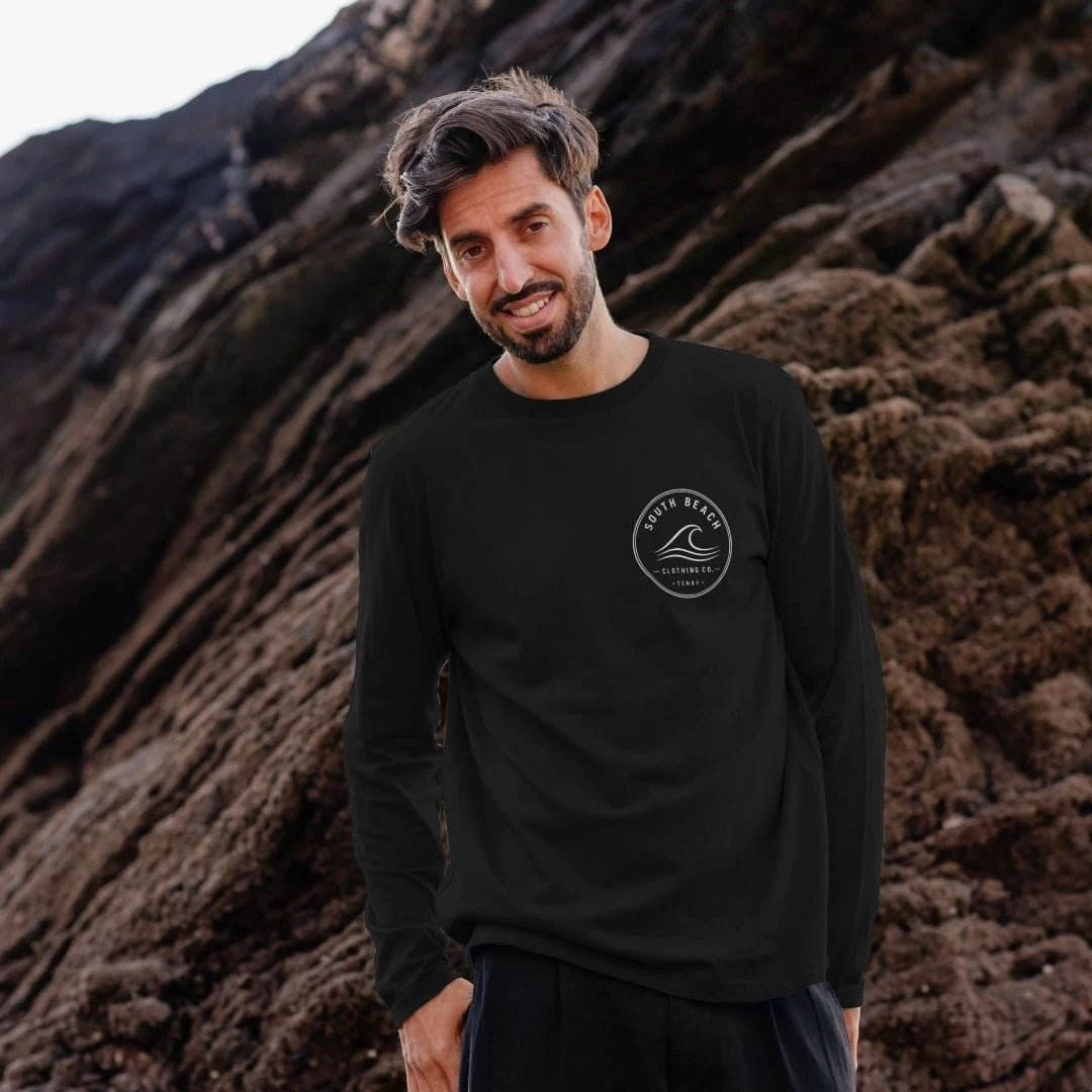 Long sleeve T-shirt - South Beach Clothing co. logo - front only SB007