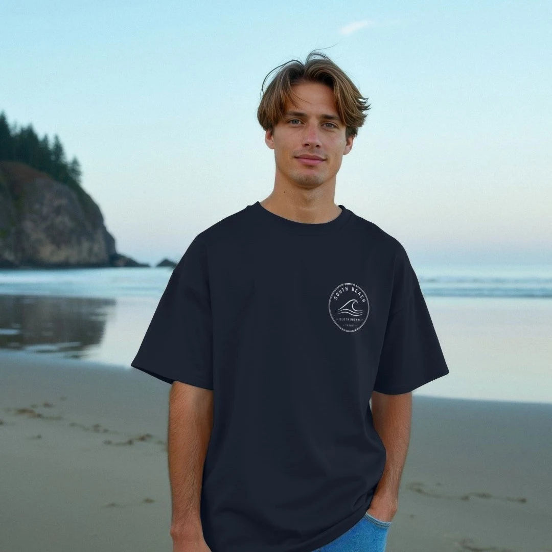  Oversize T-shirt - South Beach clothing co. logo - front only SB024