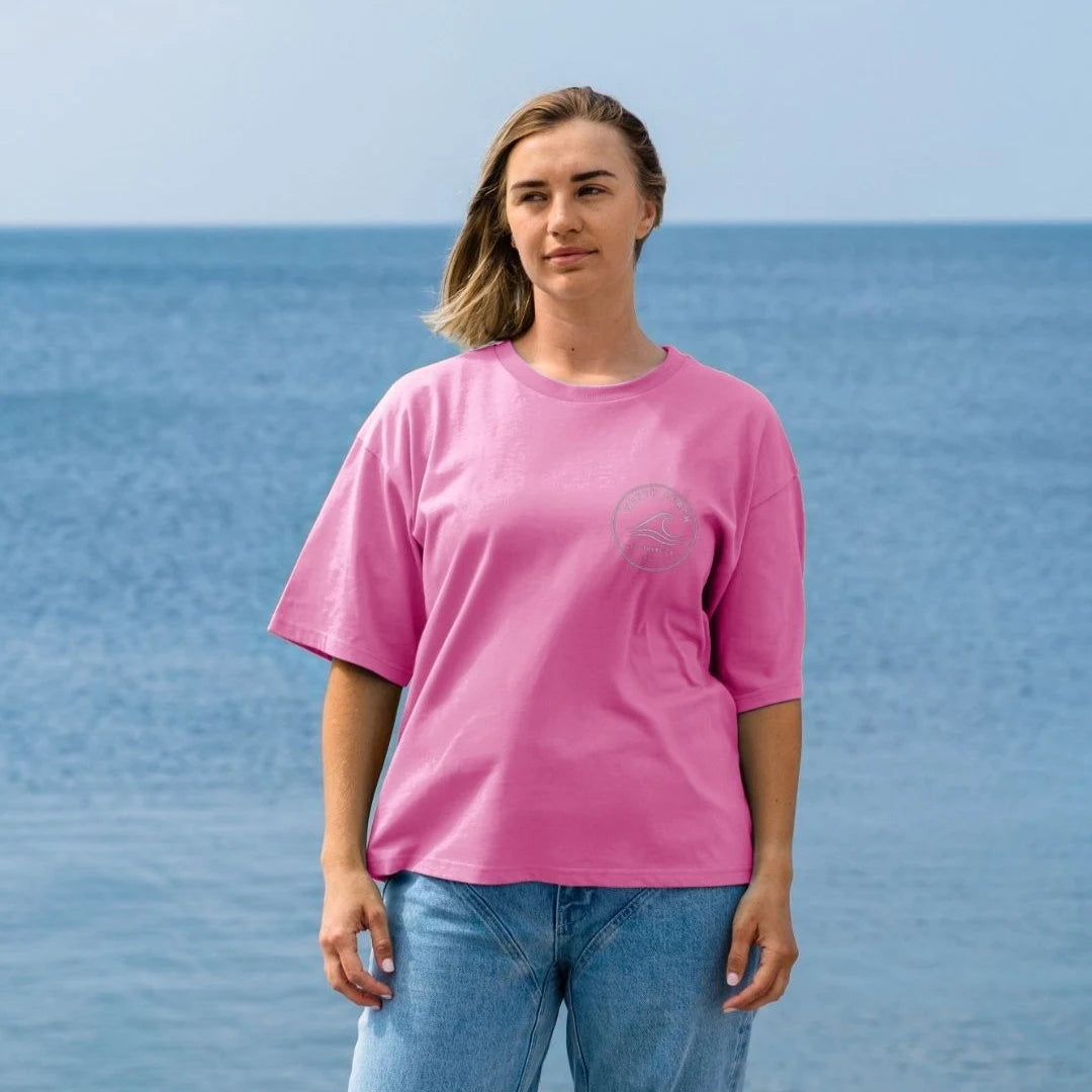 Women's Oversized T-shirt - Wave SB044