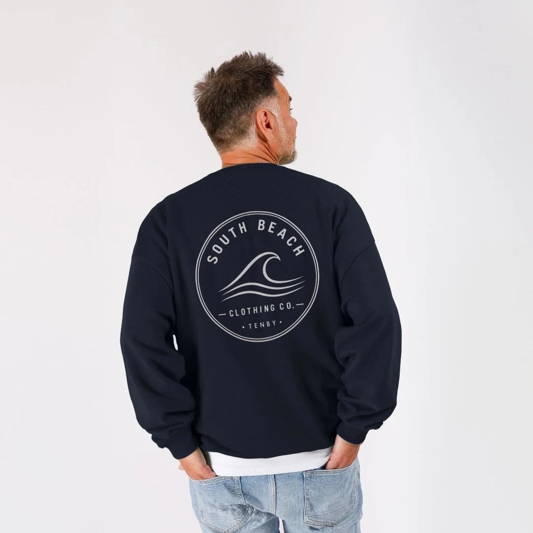 Oversized Sweatshirt - Wave SB009