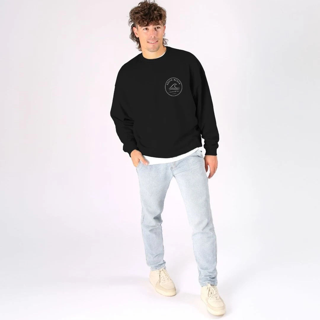 Oversized Sweatshirt - Front Wave logo SB020