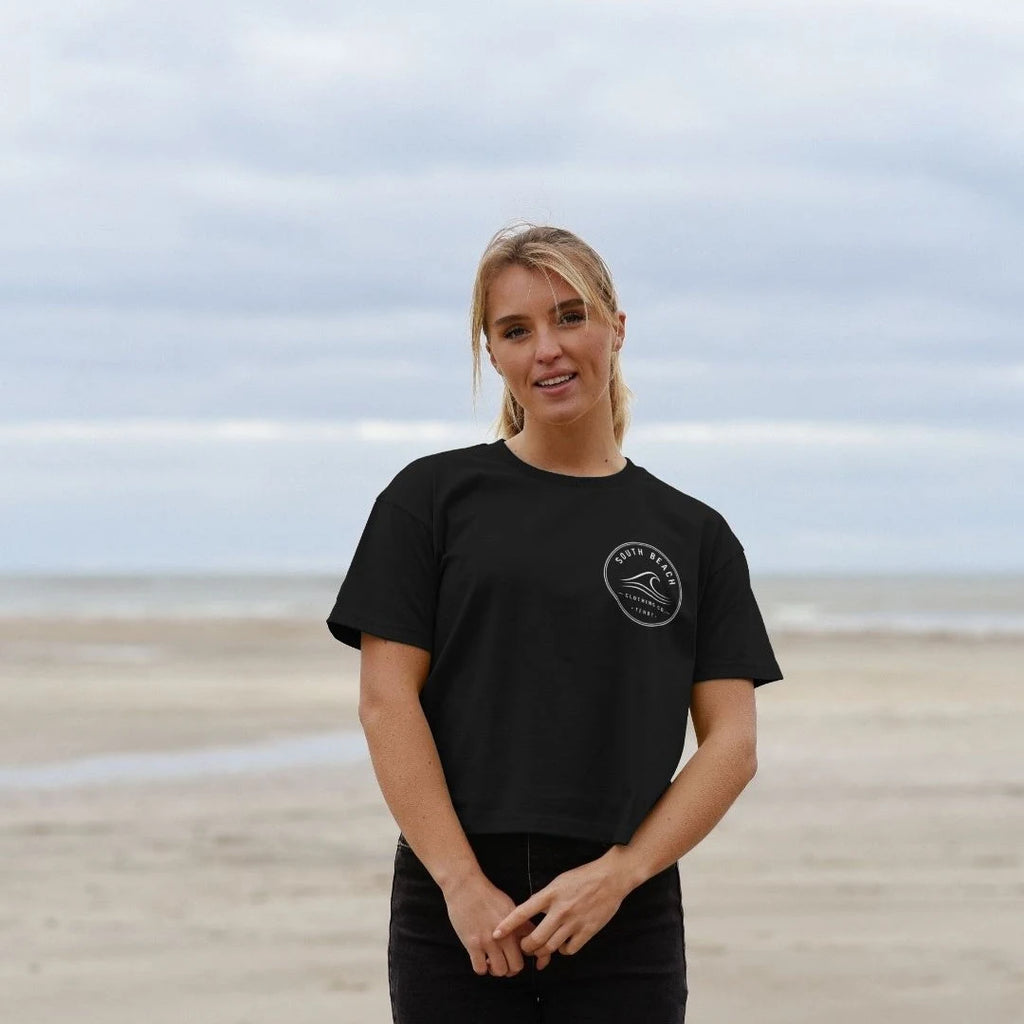 Women's Boxy T-shirt - Wave Logo SBW022