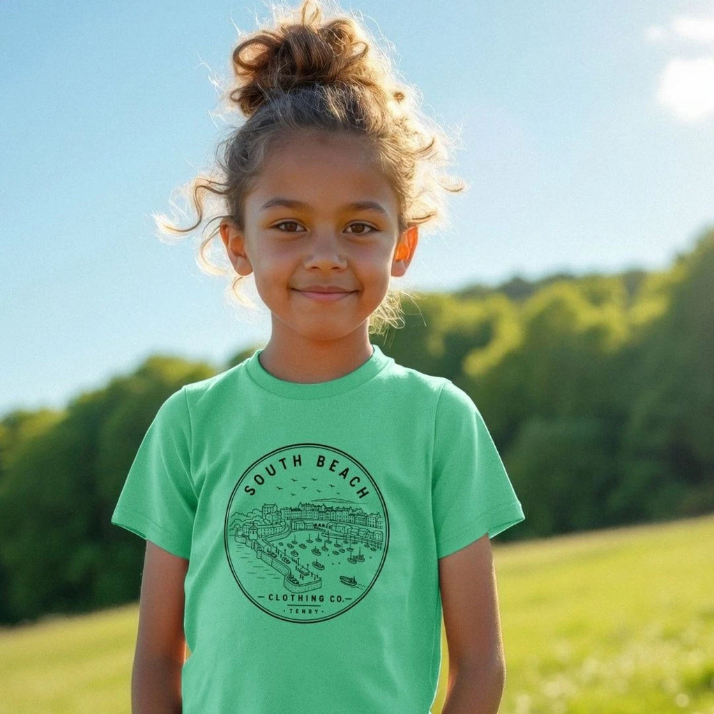 Kids T-shirt - Tenby Harbour SBK002